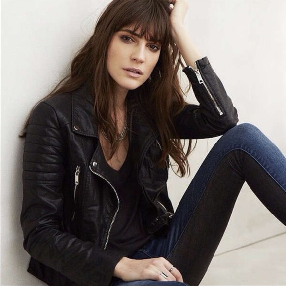 Blank NYC Jackets & Blazers - BLANK NYC Quilted Vegan Leather Moto Jacket